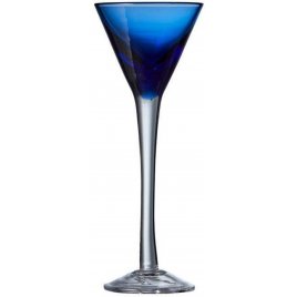 Lyngby Glas Snapseglas 6 stk. 5 cl, Blå