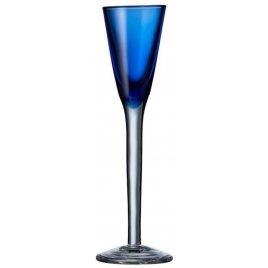 Lyngby Glas Snapseglas 6 stk. 5 cl, Blå