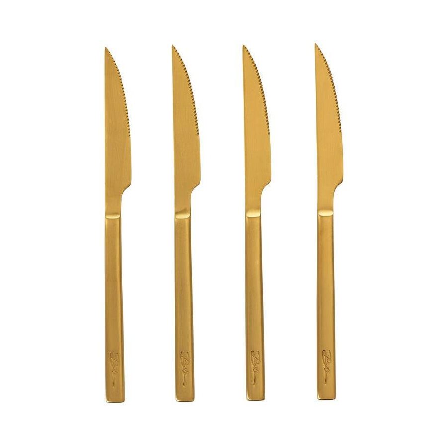 BITZ Steakkniv 22,5cm 4 stk, Messing