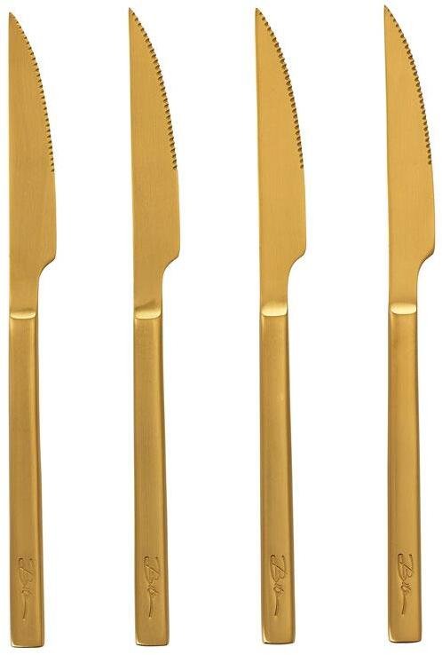 BITZ Steakkniv 22,5cm 4 stk, Messing