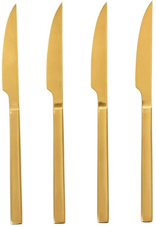 BITZ Steakkniv 22,5cm 4 stk, Messing