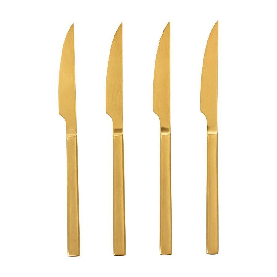 BITZ Steakkniv 22,5cm 4 stk, Messing