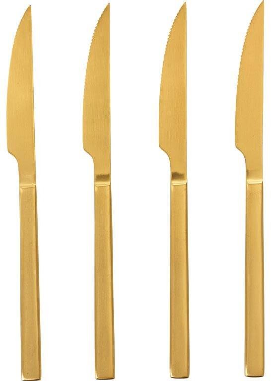 BITZ Steakkniv 22,5cm 4 stk, Messing