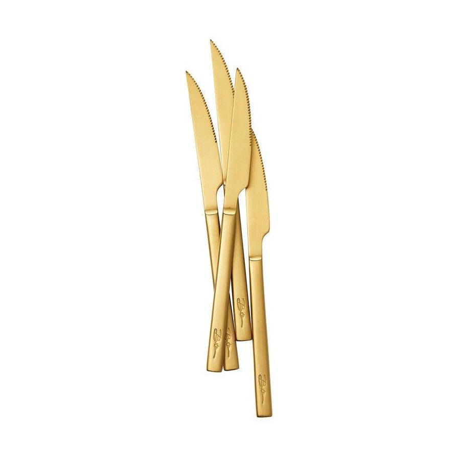 BITZ Steakkniv 22,5cm 4 stk, Messing