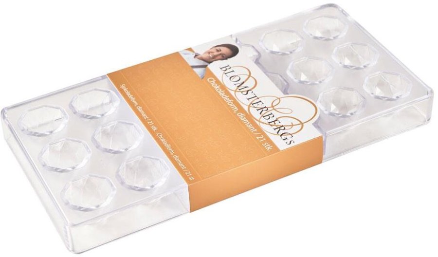 Blomsterbergs Diamant-Pralinenform 21er Set.