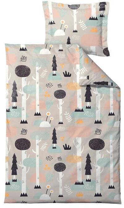 Södahl Magic Forest Decke – 100x150 Cm, Schwarz-weiß, 100% Baumwolle Für Kinderzimmer
