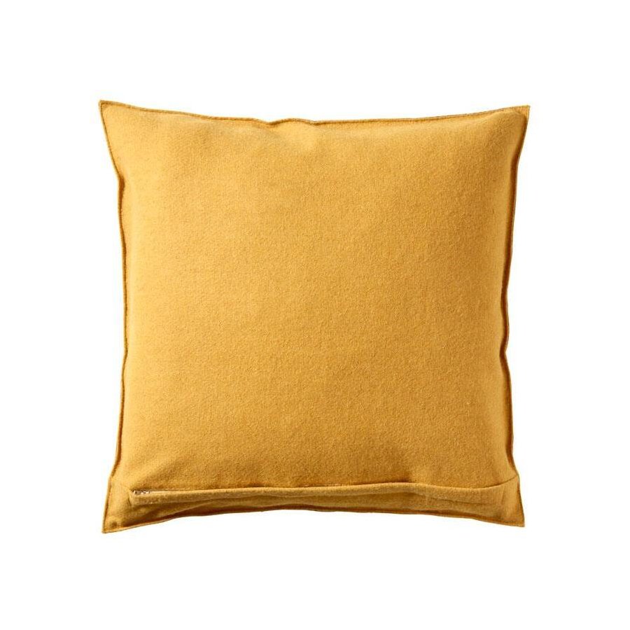 Södahl Simple Leather Pude 50x50 cm, Guld