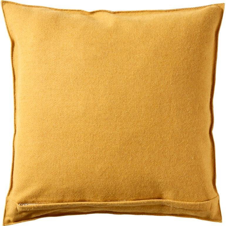 Södahl Simple Leather Pude 50x50 cm, Guld