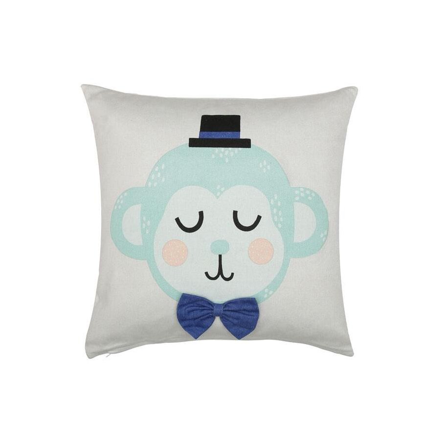 Södahl Monty Monkey Pude 45x45 cm, Gr