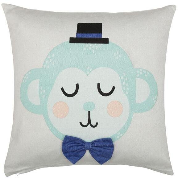 Södahl Monty Monkey Pude 45x45 cm, Gr