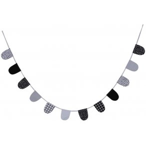 S&ouml;dahl Tiny Flags Flagranke 260 cm, Sort