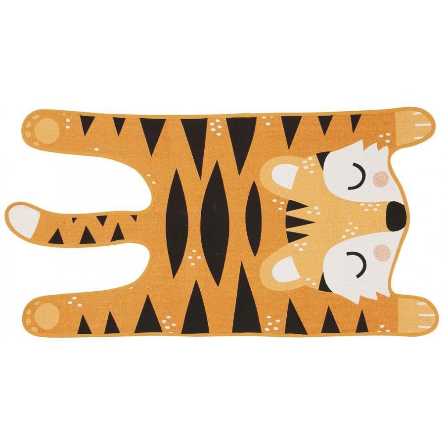 Södahl Theo Tiger Teppich 62x120 cm, Schwarz