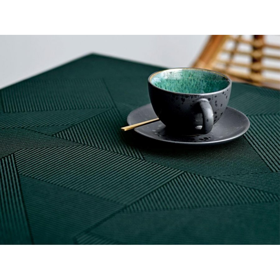 Södahl Complex Damask Dug 140x270cm, Deep green