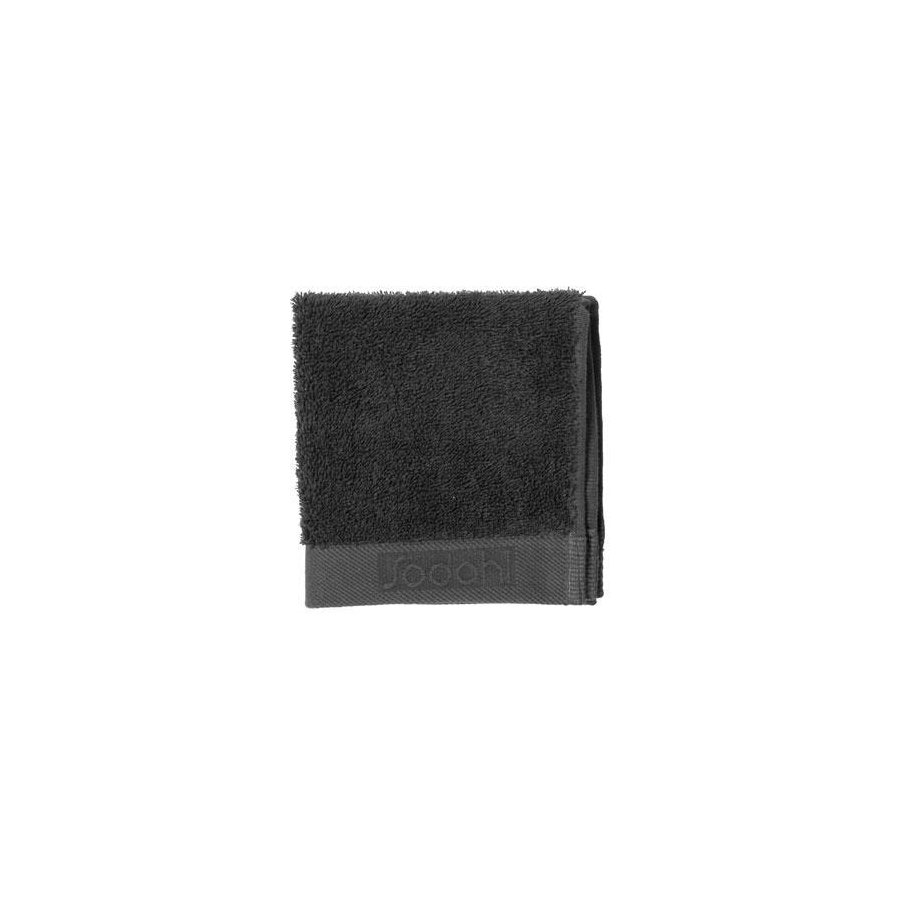 Sdahl Comfort Organic Waschlappen 30x30 cm, Schwarz