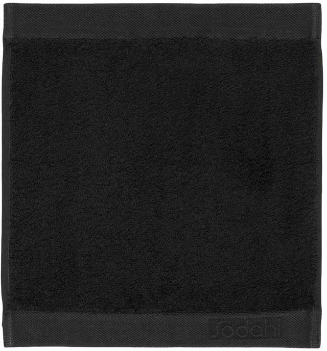 Sdahl Comfort Organic Waschlappen 30x30 cm, Schwarz