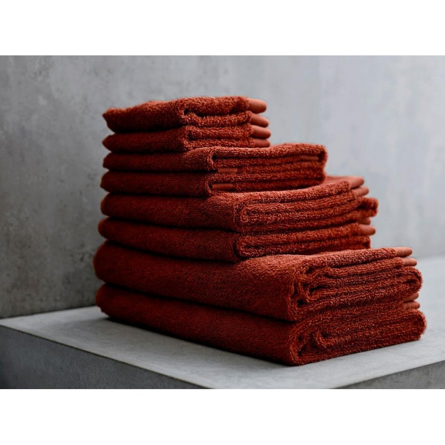 S&ouml;dahl Comfort organic H�ndkl�de 70x140cm, Terracotta