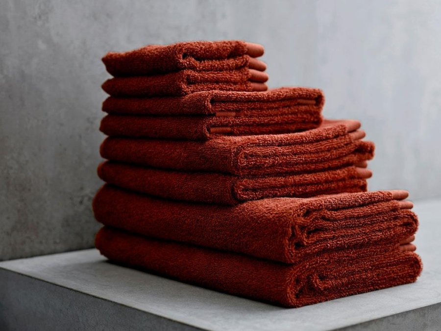 S&ouml;dahl Comfort organic H�ndkl�de 70x140cm, Terracotta