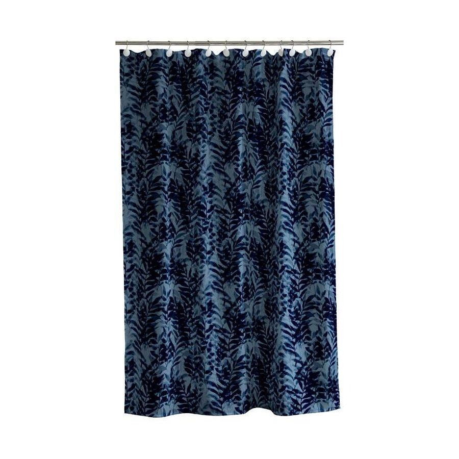 S&ouml;dahl Leaves Badeforh�ng 180x200 cm, China blue