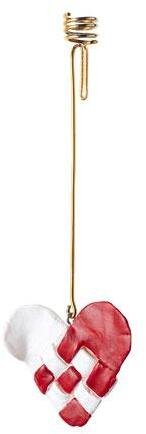 Medusa Copenhagen Hjerte Lysholder 2 stk 18cm, Rd