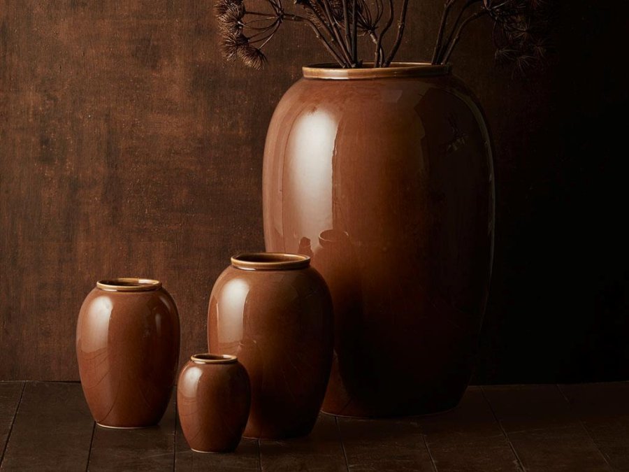 BITZ Vase 25 cm, Amber