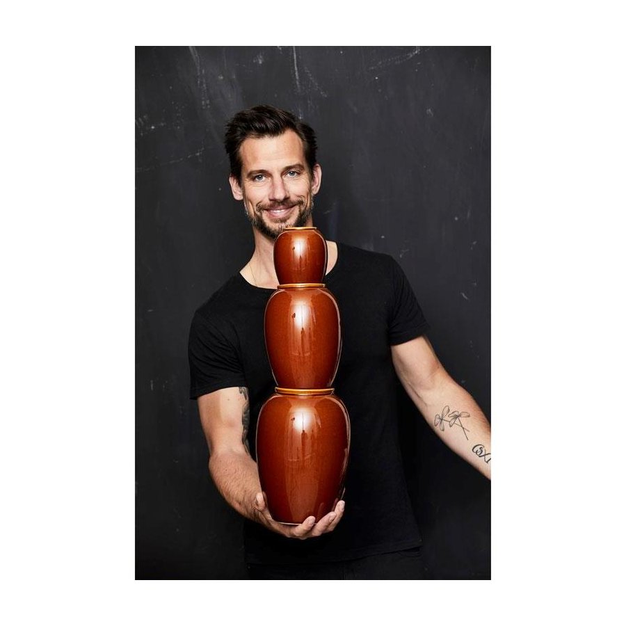 BITZ Vase 25 cm, Amber