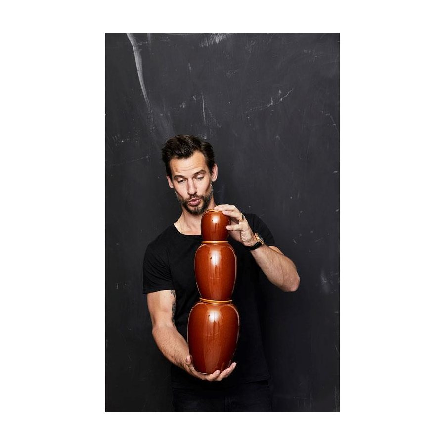 BITZ Vase 25 cm, Amber