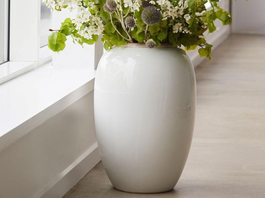 BITZ Vase 50 cm, Creme