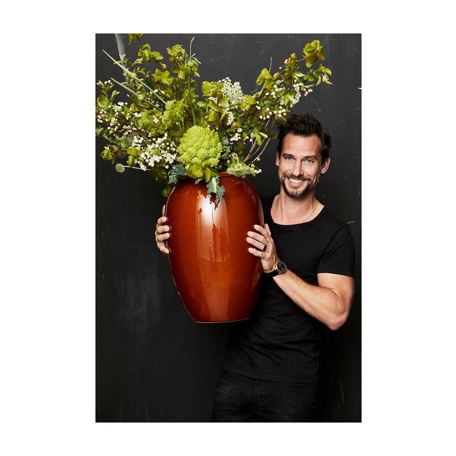 BITZ Vase 50 cm, Amber