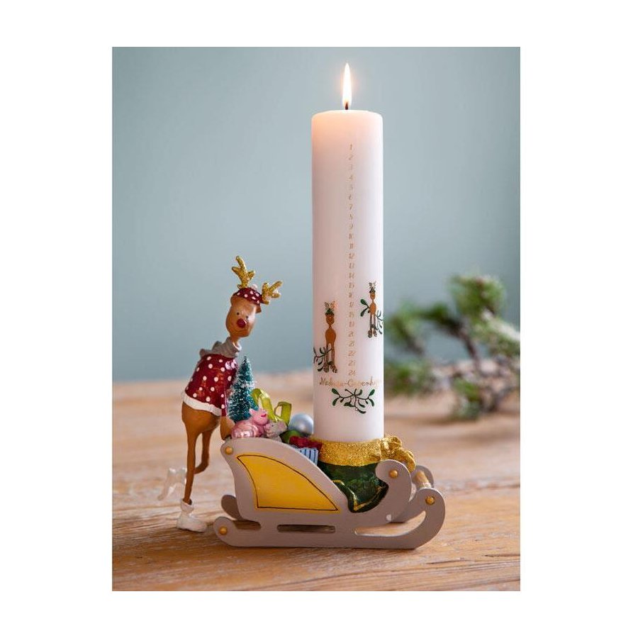 Medusa Copenhagen Rudolf Kalenderlys 25cm