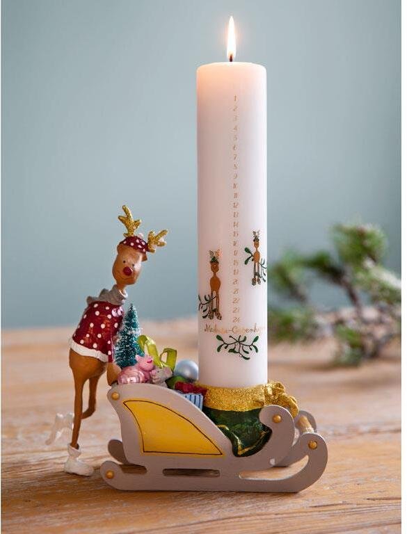 Medusa Copenhagen Rudolf Kalenderlys 25cm