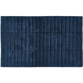 Zone Denmark Tiles Badematte 50x80 cm, Dark Blue