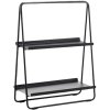 Zone A-Table Regal 43x58 cm, Schwarz