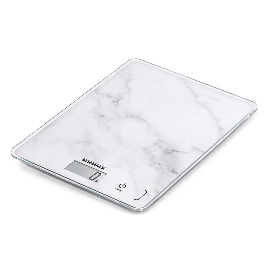 Soehnle Page Compact 300 Kchenwaage, Marmor wei