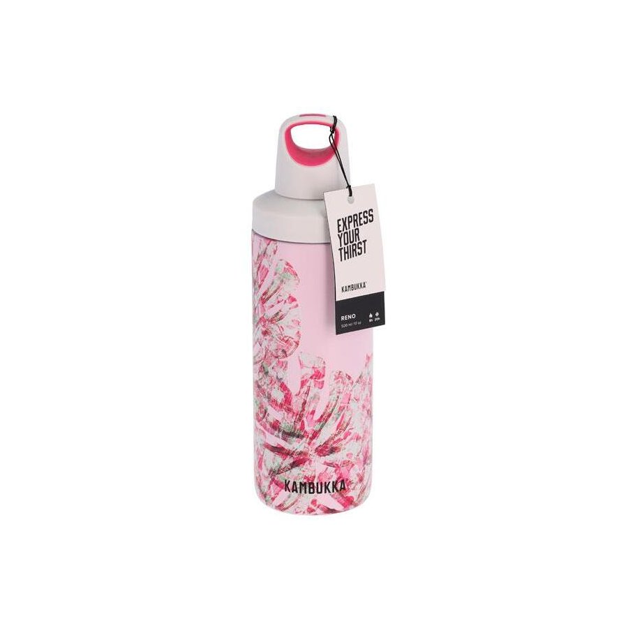 Kambukka Reno Insulated Thermosflasche 500 ml, Monstera Leaves