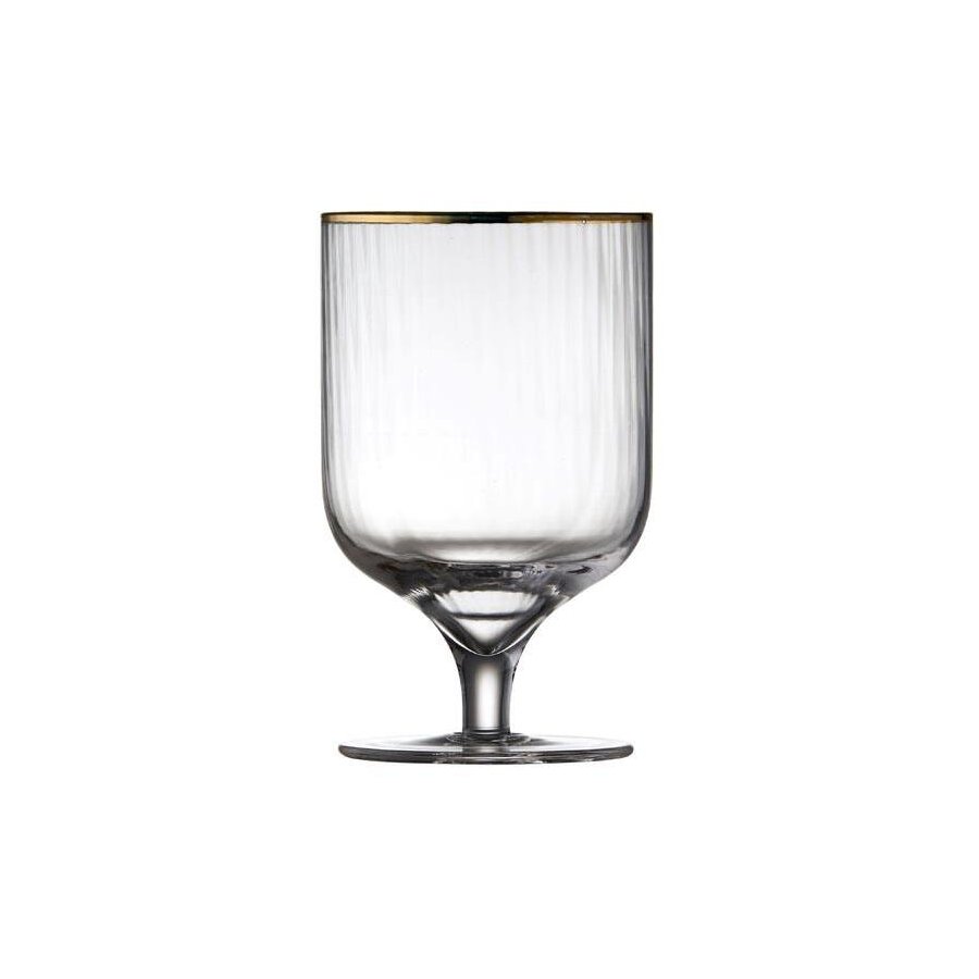 Lyngby Glas Palermo Weinglas Gold 4er Set 30 cl