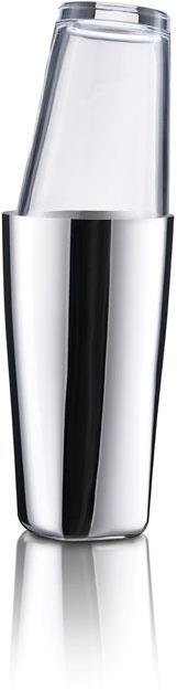 Zone Rocks Boston Shaker, Polished Steel
