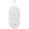 Zone A-bulletin board Opslagstavle m. 5 Magneter, White