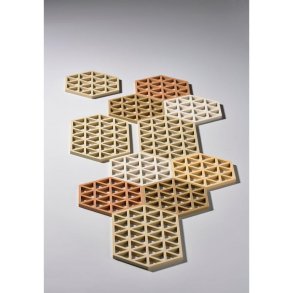 Zone Denmark Triangles Bordskåner 16x14 cm, Warm Sand