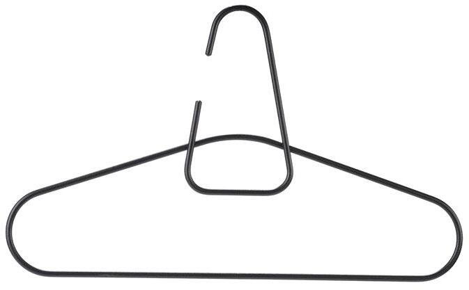 Zone A-Hanger Kleiderbgel 2er Set, Schwarz