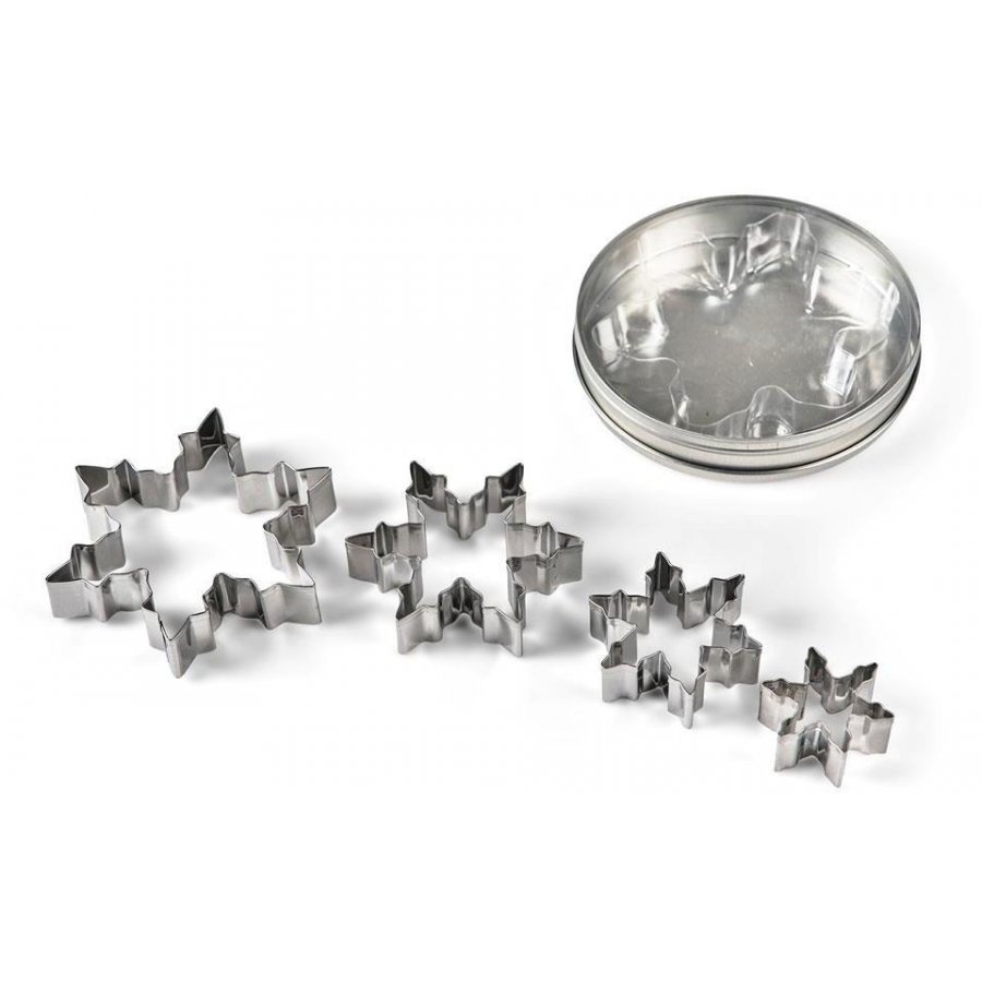 Blomsterbergs Snefnug Udstikkers�t 4 stk.