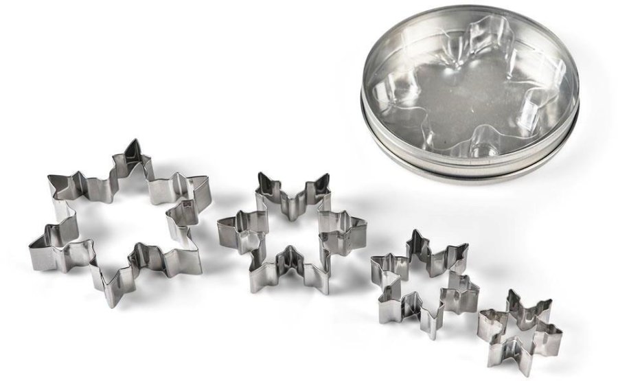 Blomsterbergs Snefnug Udstikkers�t 4 stk.