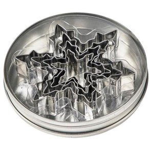 Blomsterbergs Snefnug Udstikkers�t 4 stk.