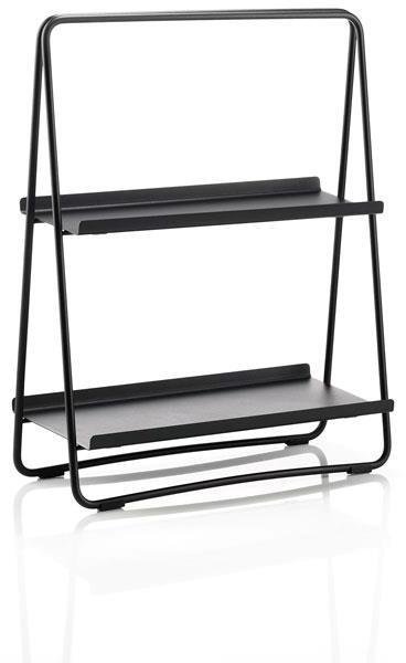 Zone A-Table Regal 43x58 cm, Schwarz