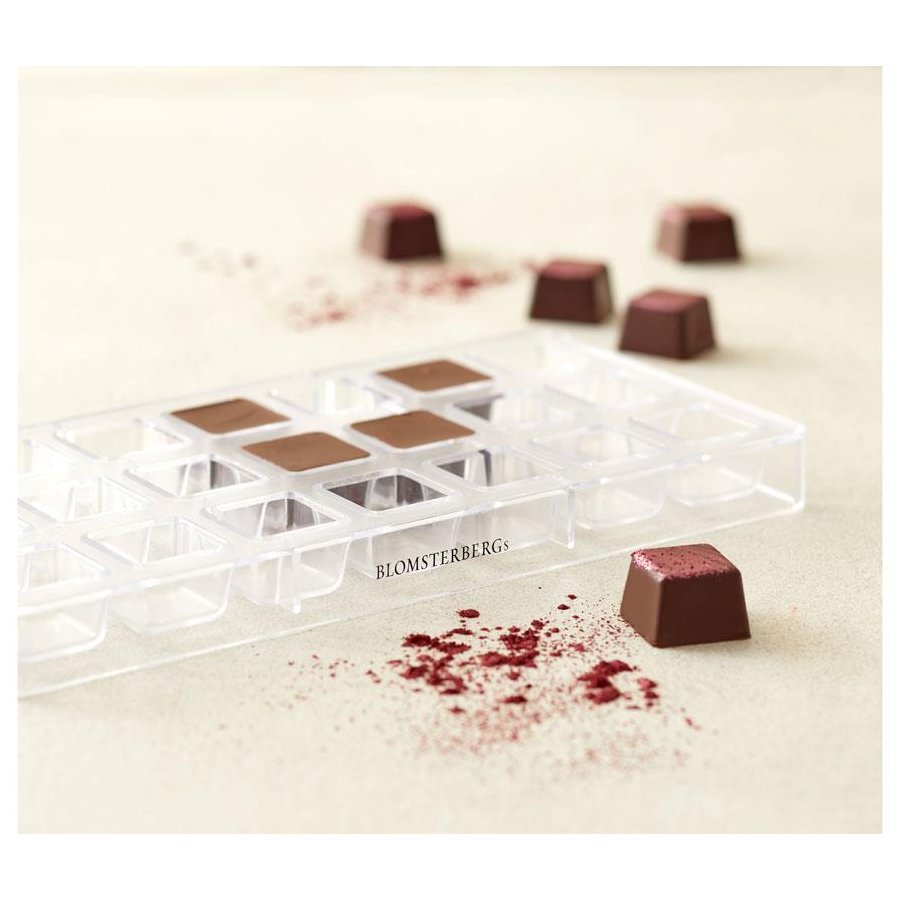 Blomsterbergs Chokoladeform Firkant 27,5x13,5 cm