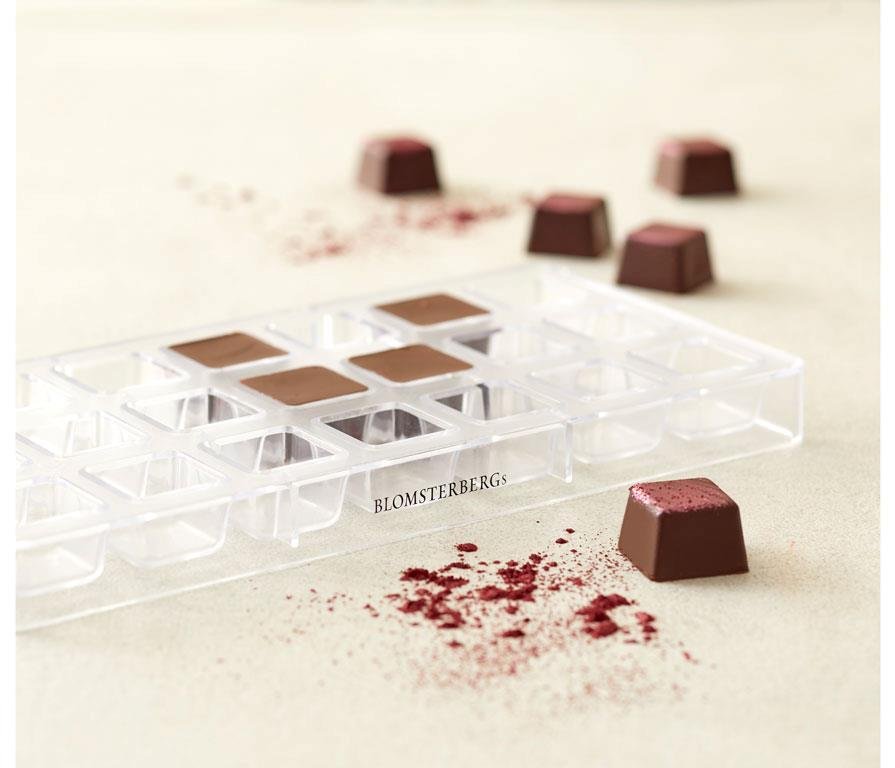 Blomsterbergs Chokoladeform Firkant 27,5x13,5 cm