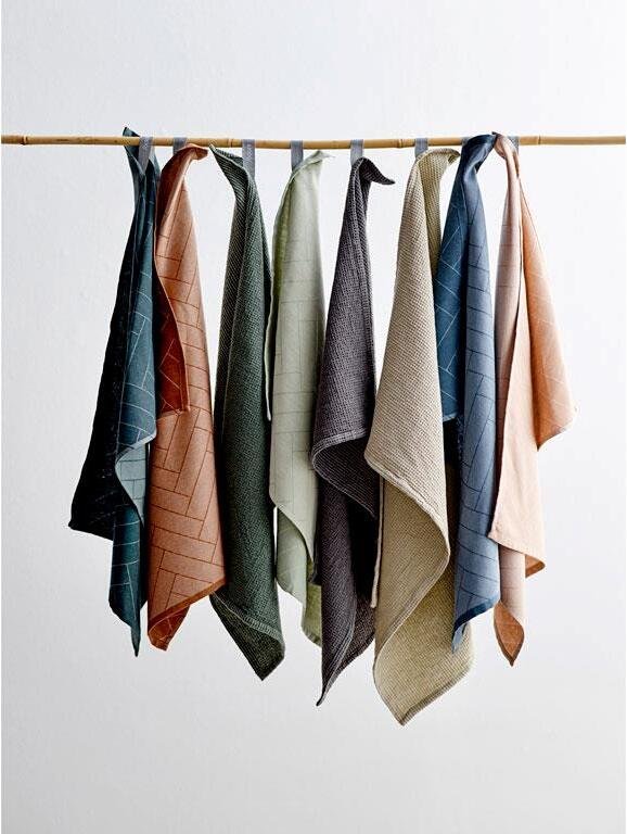 S&ouml;dahl Waffle Kitchen H�ndkl�de 50x70 cm, Dusty Pine