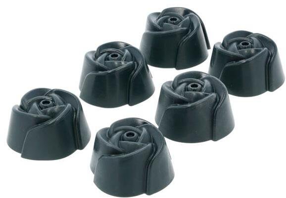 Blomsterbergs Rose Muffinform 6er Set, Grau