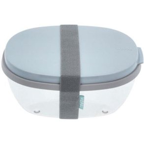 Mepal Ellipse Salatbox, Nordic Blue