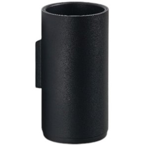 Zone Denmark Rim Wandmontierter Zahnputzbecher, Schwarz