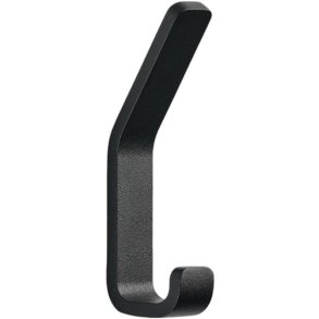 Zone Denmark Rim Doppel-Kleiderhaken 11,5 cm, Schwarz